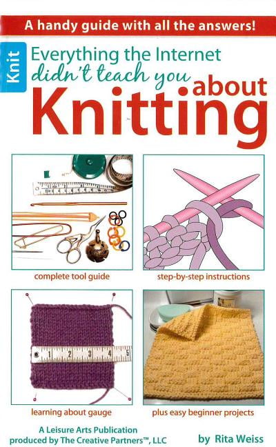 Leisure Arts "Everything The Internet Didn't Teach You" Knitting Book - 96 Page Guide - View #3