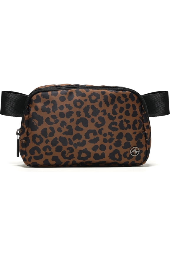 Everywhere Crossbody Bag Iridescent Polyester Sling Belt Bag with Adjustable Strap