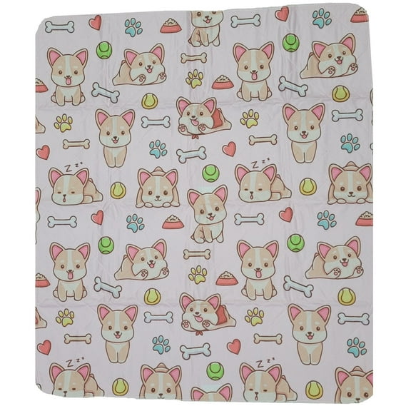 Everywhere Essentials Washable Pet Pads for Dogs Pink Puppy 36" X 41"