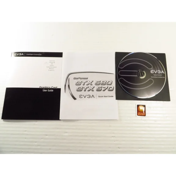 Evga Version 10-570-50-2 Display Driver Disc + Gtx 578/580 Quick Start Guide