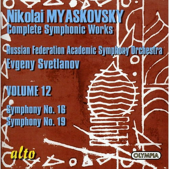 Evgeny Svetlanov - Symphony 16 & 19 - Music & Performance - CD