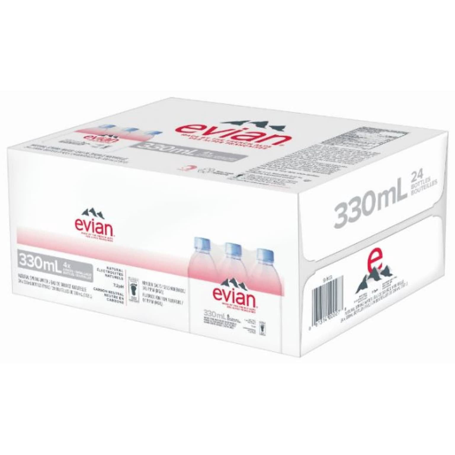 Evian Natural Spring Water, 11.2 oz Bottles, 24 Pack – Pure Natural Spring Water