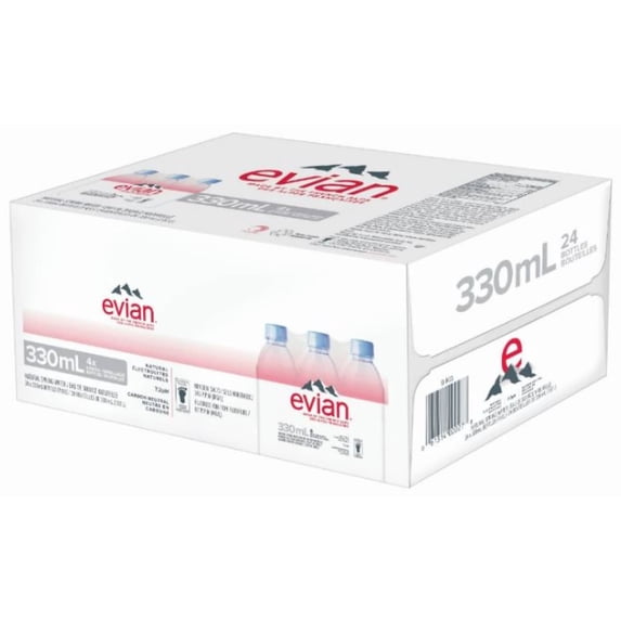 Evian Natural Spring Water, 11.2 oz Bottles, 24 Pack – Pure Natural Spring Water