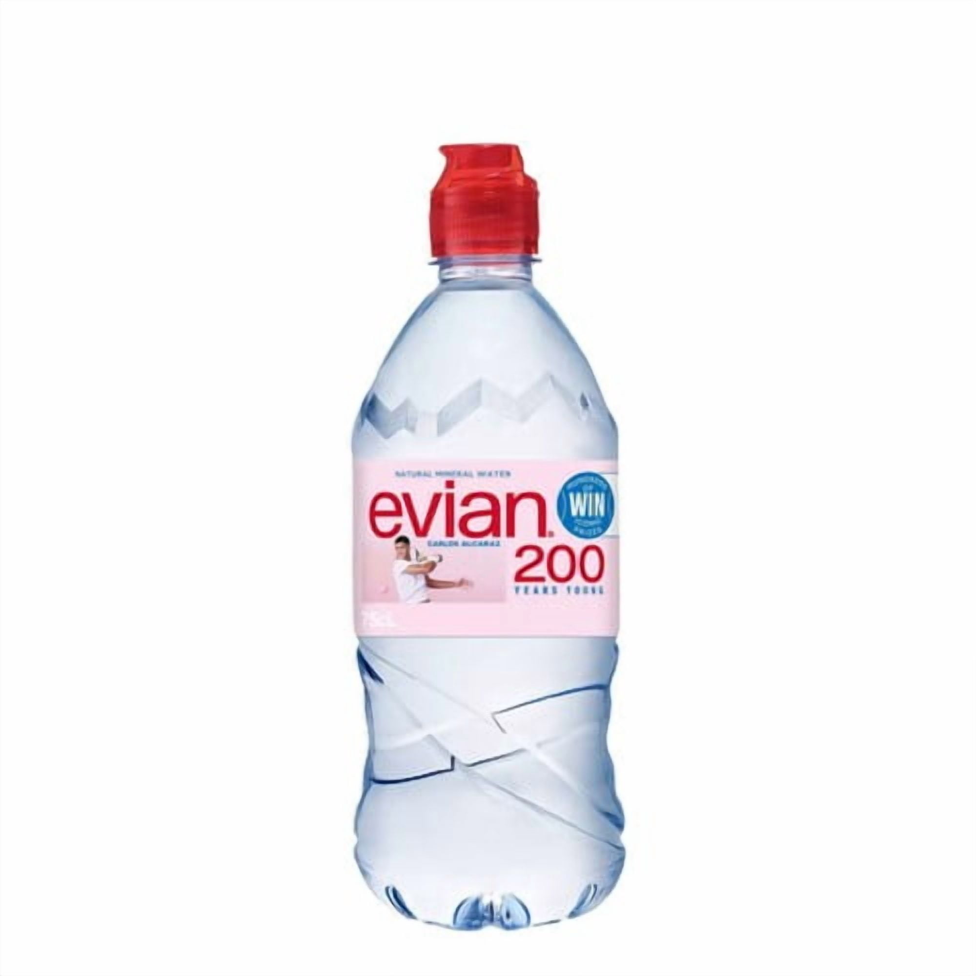Evian Still Mineral Water 750ml, British Import (Pack of 3)