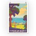 thumbnail image 1 of Evian les Bains Vintage Poster (artist: Francois) France c. 1930 (12x18 Art Print, Wall Decor Travel Poster), 1 of 1