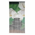 thumbnail image 1 of Evideco Bamboo Beaded Door Curtain 65 Strings 79" W x 36" W - 79" H x 36" W x 0.6" D Green/White/Black, 1 of 5