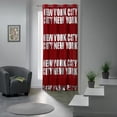 thumbnail image 1 of Evideco New York City Graphic Print & Text Blackout Thermal Grommet Single Curtain Panel, 1 of 6