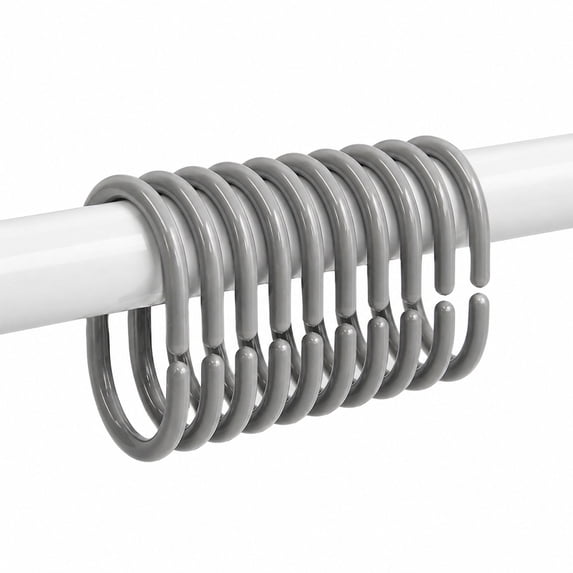 Evideco Shower Curtain Hooks (Set of 12)