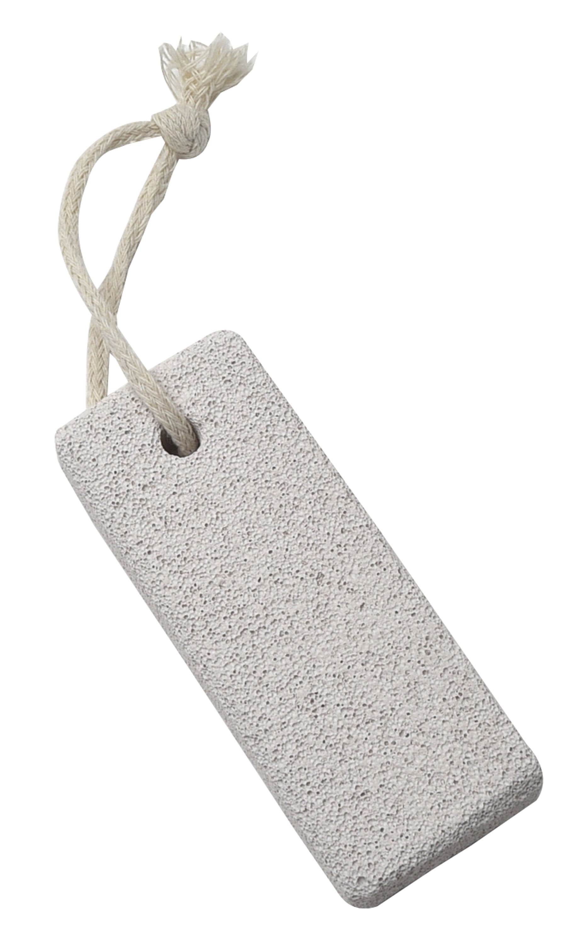 Small Taupe Pumice Stone with Durable String for Exfoliating
