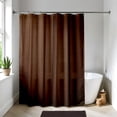 thumbnail image 1 of Brown Extra Long Waterproof Shower Curtain Liner 71x79 Inches, 1 of 8