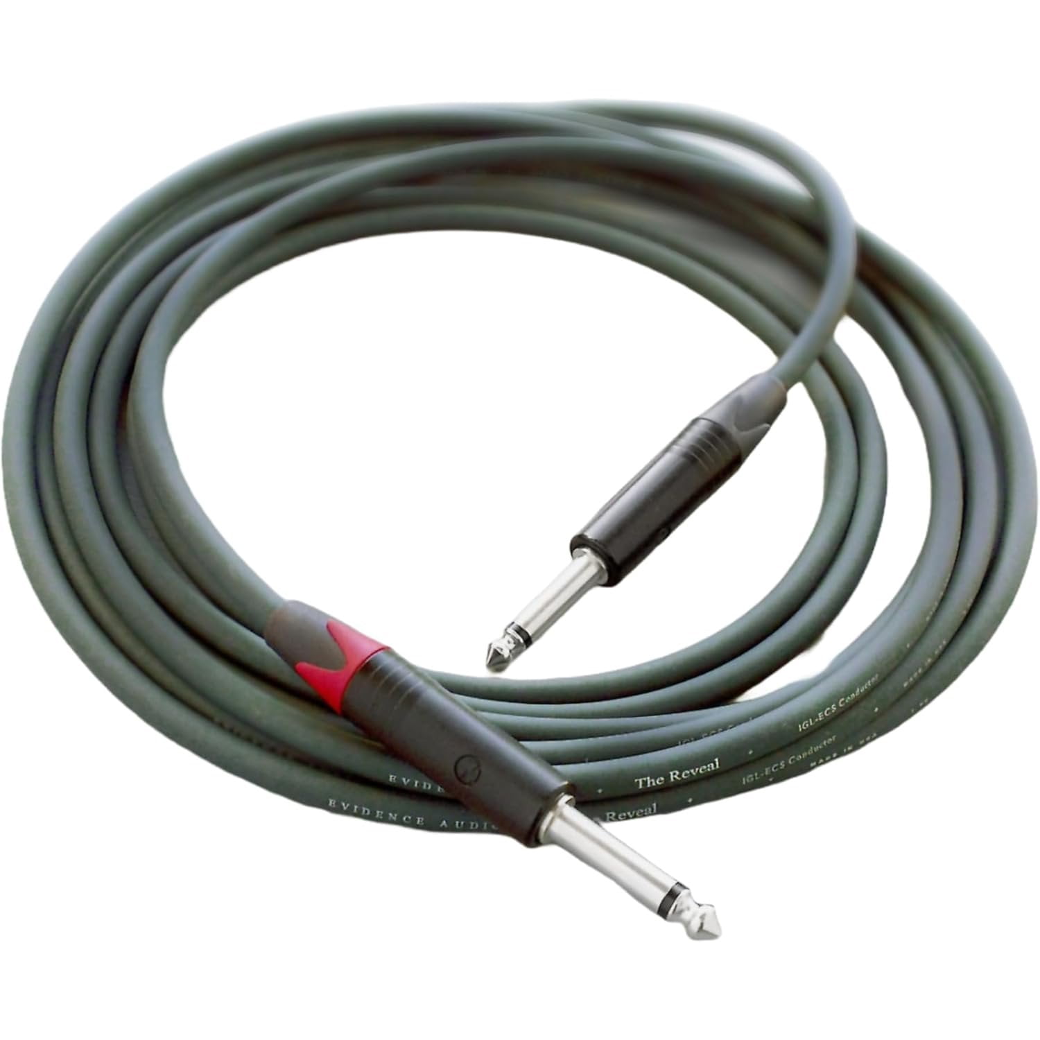 Evidence Audio The Reveal Instrument Cable Straight to Straight Plugs 15 feet 4.5 m