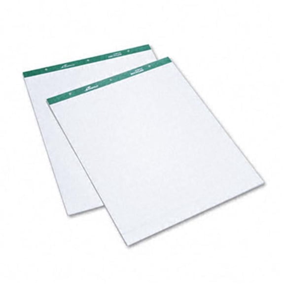 Evidence Flip Chart Pads Unruled 27 x 34 White Two 50-Sheet Pads Pack