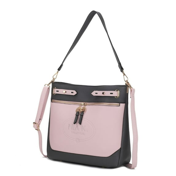 Evie two-tone Vegan Leather Womens Shoulder bag by Mia K.