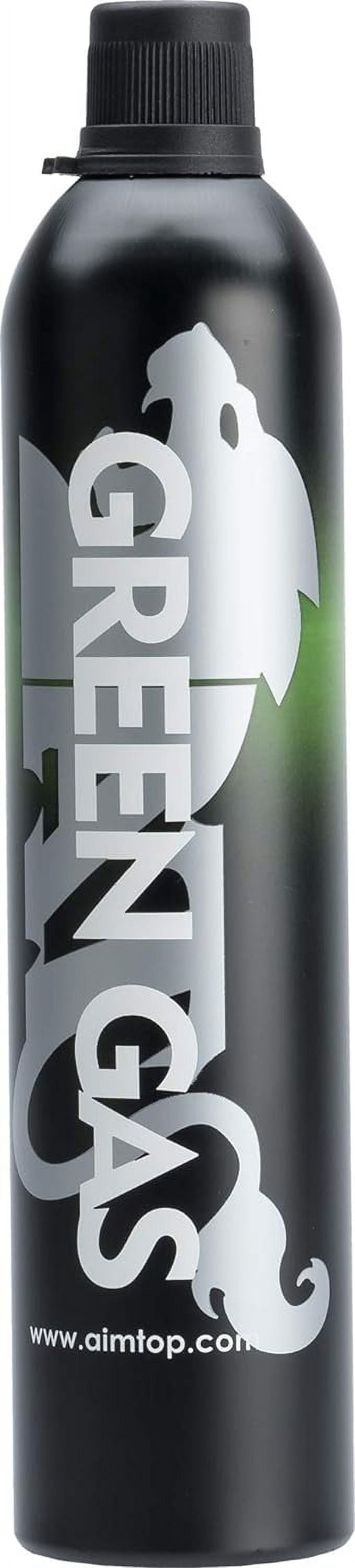 Aim Top / Airsoft Arms Power Large 1100 Green Gas - 600ml, Low Odor, With Silicone Oil