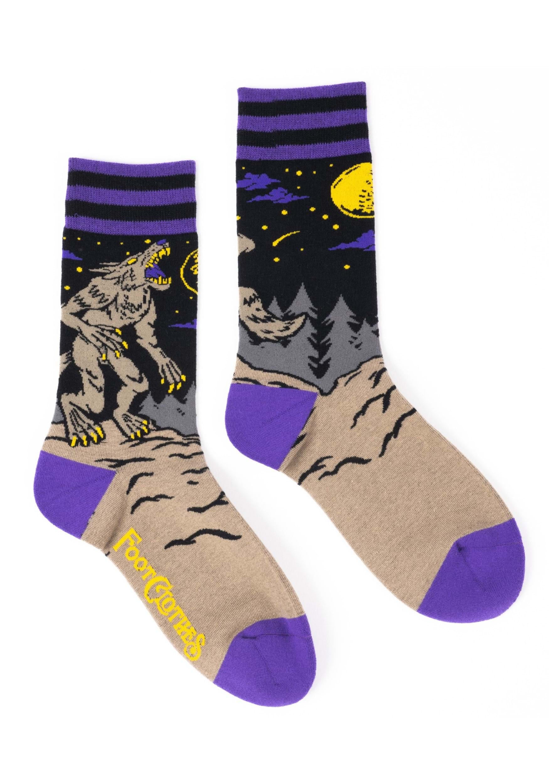 Evil AF Werewolf Crew Socks - Walmart.com