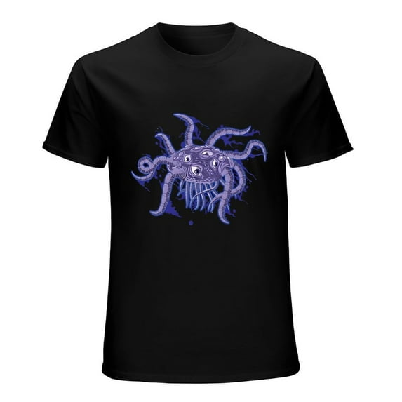 Evil Ancient God Monster Men's T-Shirt Mythical Creature Tentacles Space Graphic Tee