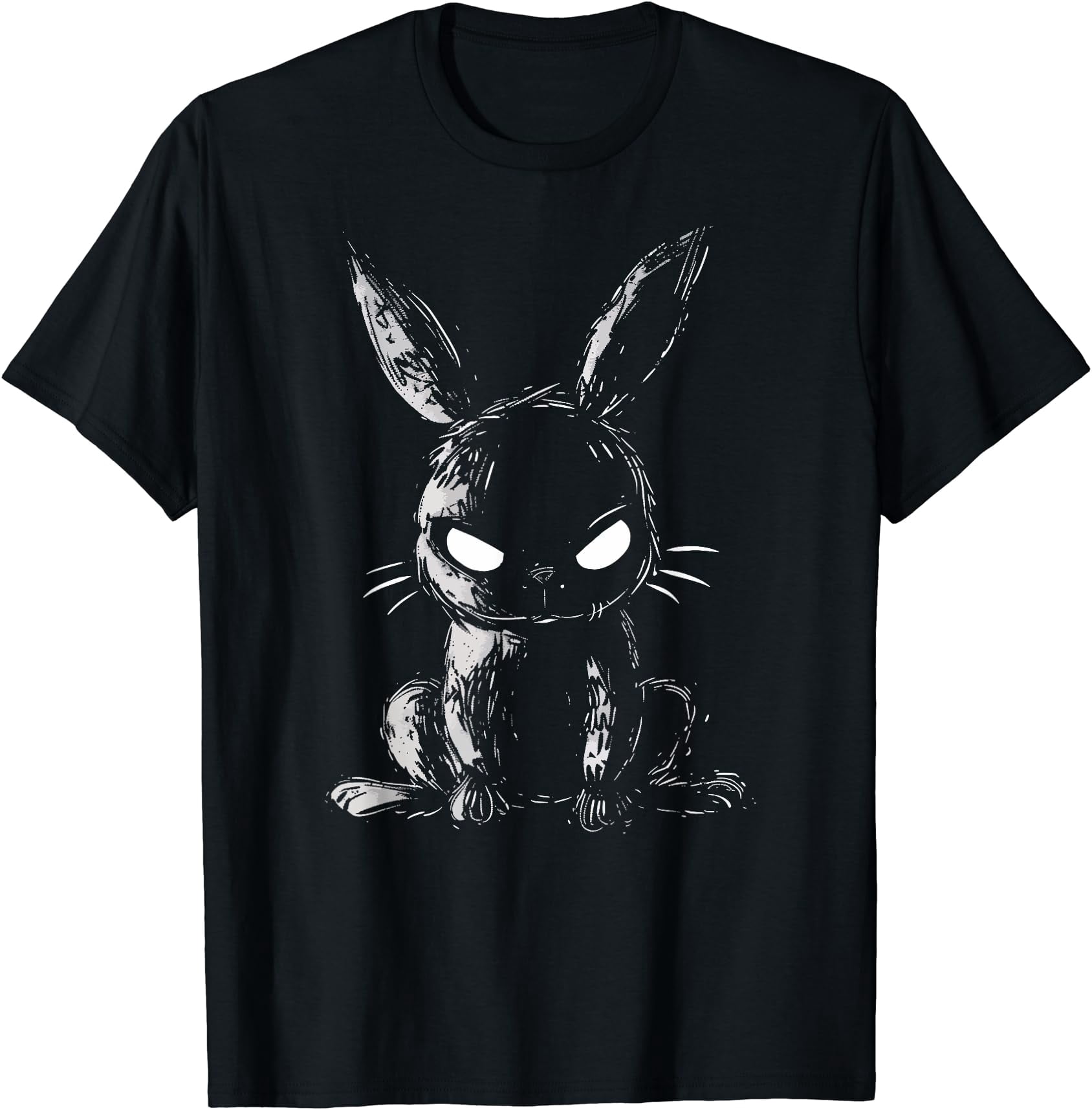 Evil Bunny Angry Rabbit Alt Goth Grunge Horror Creepy Cute T-Shirt ...
