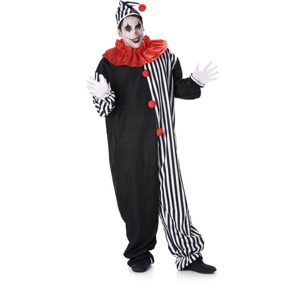 Evil Carnival Circus Clown Men's Costume XXL 50-52