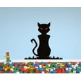 thumbnail image 1 of Evil Cat Wall Decal - Vinyl Sticker - Car Sticker - IDCOLOR001 - 25 Inches, 1 of 1