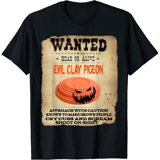 Evil Clay Pigeon Skeet Trap Sporting Clays Funny T-Shirt - Walmart.com