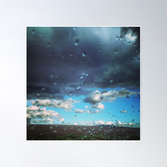 Evil Cloud Poster Wall Art, Modern Wall Decor, 16x16 UNFRAMED