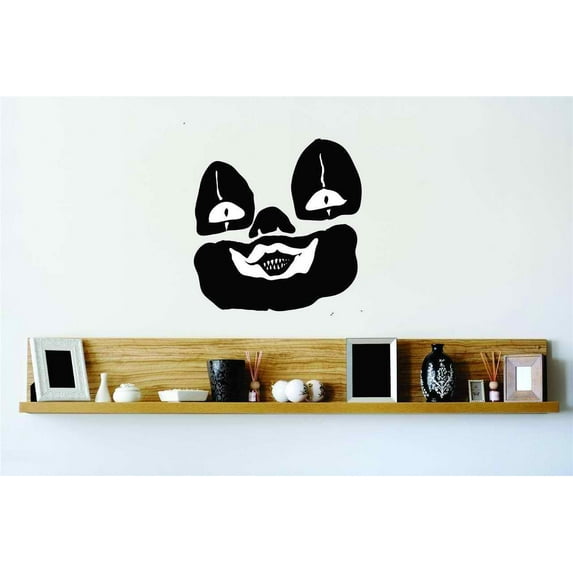 Evil Clown Scary Vinyl Wall Decal Peel & Stick Sticker Home Halloween Party Decoration Kids Boy Girl Teen Children 20x20