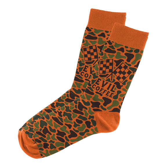 Evil Coffee Socks - Funny Novelty Socks, Pop Culture Socks