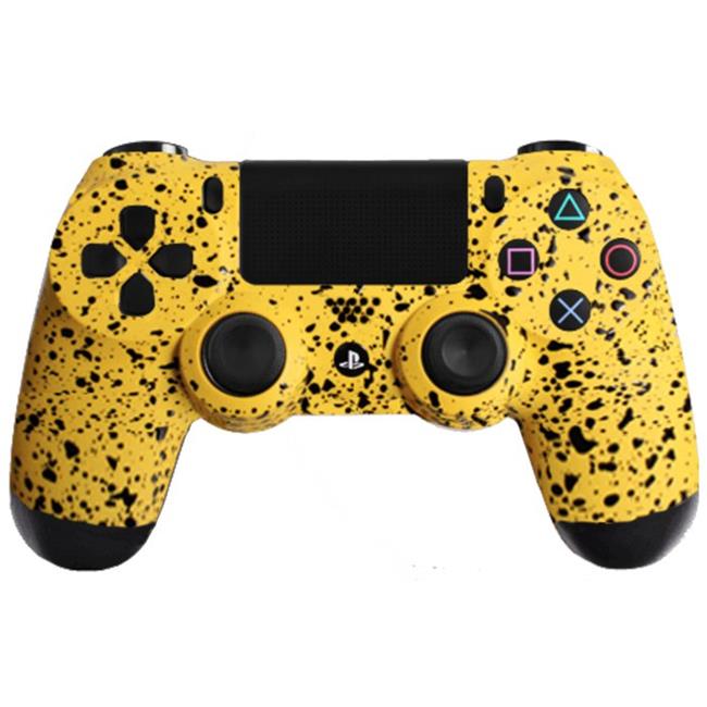 Evil Controllers 4mPSYCxMM Splatter Yellow Master Mod PlayStation 4