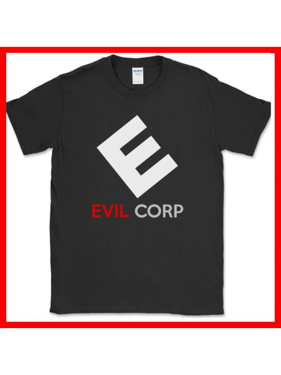 Evil Corp Funny TV Show Humor Novelty Graphic Unisex T Shirt up to 5XL