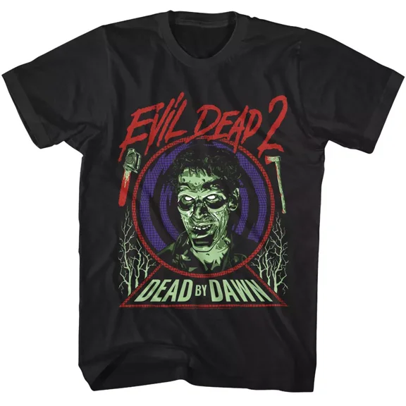 Evil Dead 2 Bad Ash Demonic Doppelganger Men's T Shirt Axe Zombie Spooky | eBay