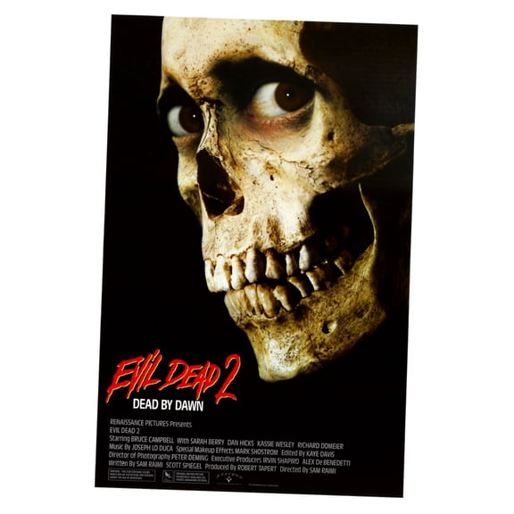 Evil Dead 2 The Movie Poster 12x16 Print on Metal Sign 12in x 16in Square Adults Best Posters