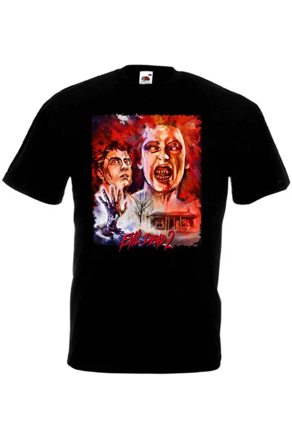 Evil Dead 2 v.15 T shirt black movie poster horror all sizes S-5XL