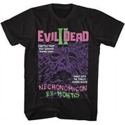 ZIBTES Evil Dead II Movie T-Shirt Ex-Mortis Mens Short Sleeve T Shirts 80s Horror Film Graphic Tees
