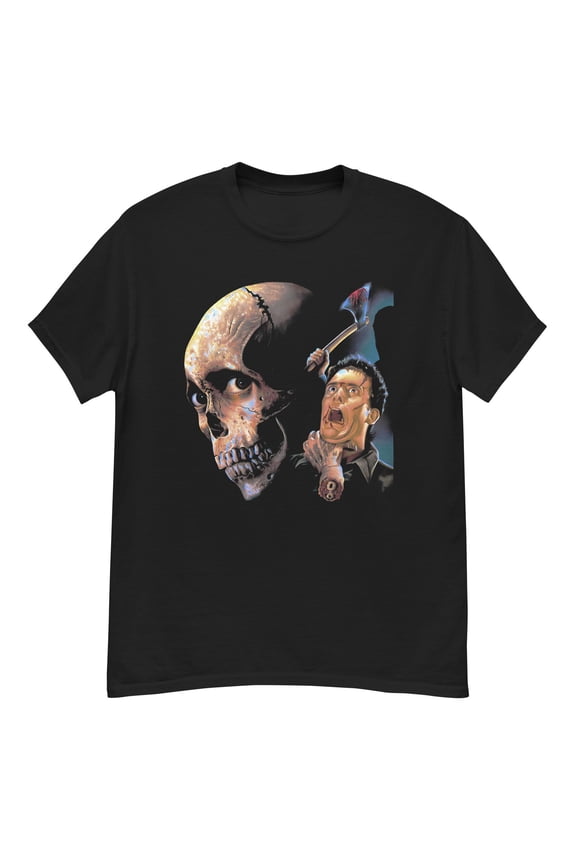 Evil Dead II cult horror film fan art t-shirt