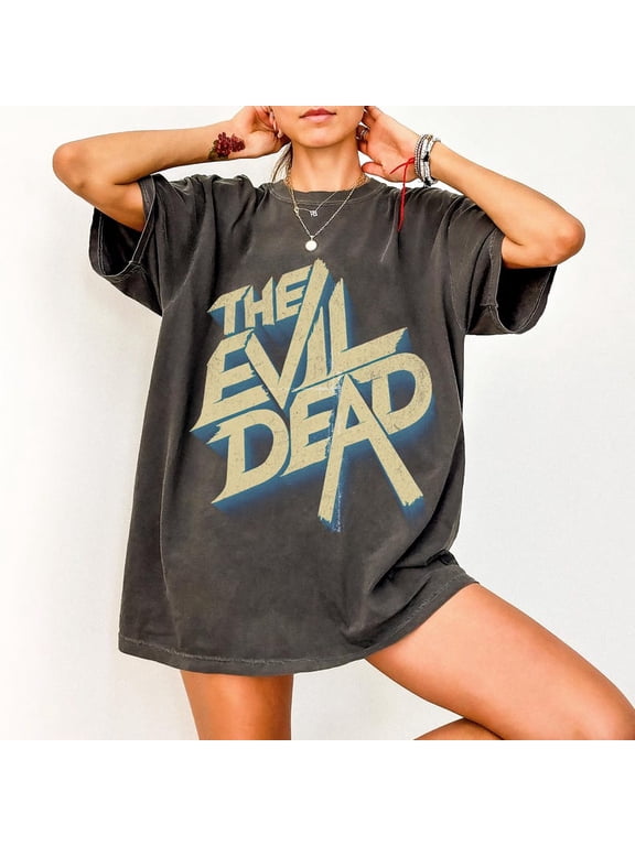 Evil Dead Retro Horror Movie Graphic Comfort Colors T-Shirt Sizes S-4XL