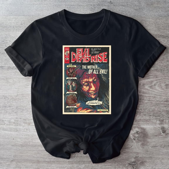 Evil Dead Rise Movie 2013 Horror Ricky P Comics T shirt Unisex Heavy Cotton Tee-TH30377