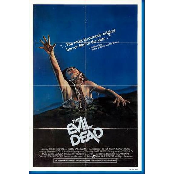 Evil Dead The Movie Poster 16in x 24in 16x24 #395582 Multi-Color Square Adults Western Graphic