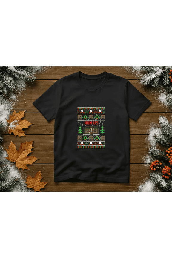 Evil Dead Ugly Sweater Retro Horror Holiday Unisex T-Shirt, up to size 5XL