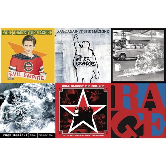 Evil Empire & Battle Of Los Angeles & Rage Against The Machine (20Th Anniversary) & Rage Against The Machine & Live At The Grand Olympic Auditorium & Renegades [CD Bundle]