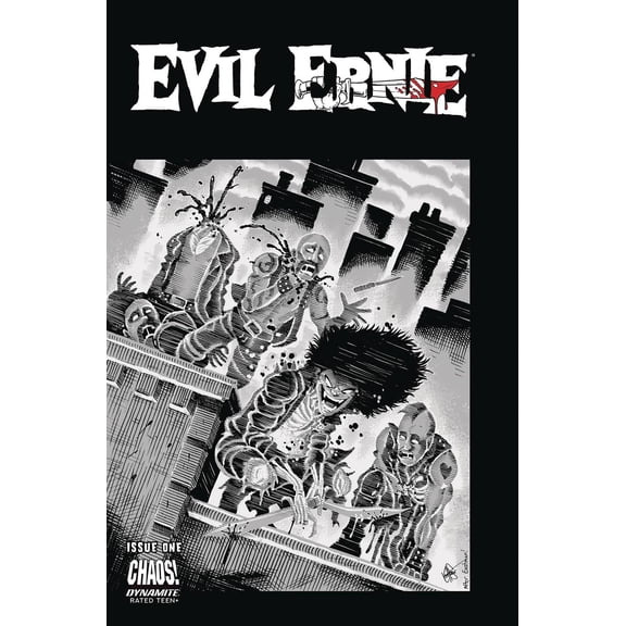 Evil Ernie #1 Cvr N 11 Copy Foc Incv Tmnt Homage Haeser Gs Dynamite Comic Book