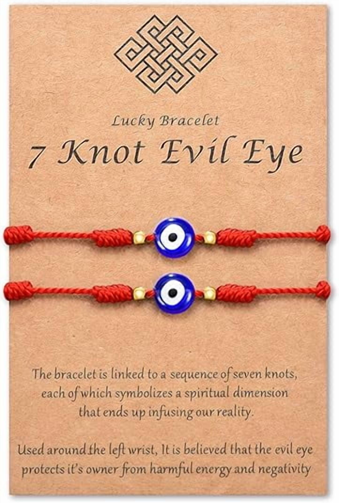 Red String Evil Eye Bracelet: Kabbalah Protection, Good Luck - UK
