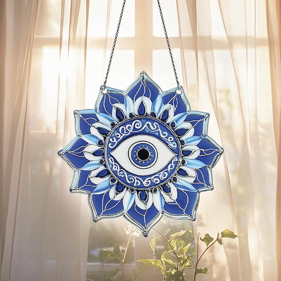 Evil Eye Acrylic Suncatcher Window Hanging, Evil Eye Ornaments, Evil Eye Decor, Evil Eye Gifts For Women Men, Gift For Evil Eye Lovers
