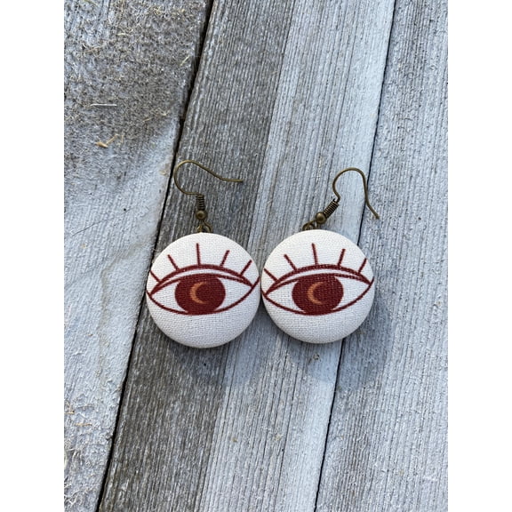 Evil Eye All Seeing Eye Ojo Dangle earrings gift