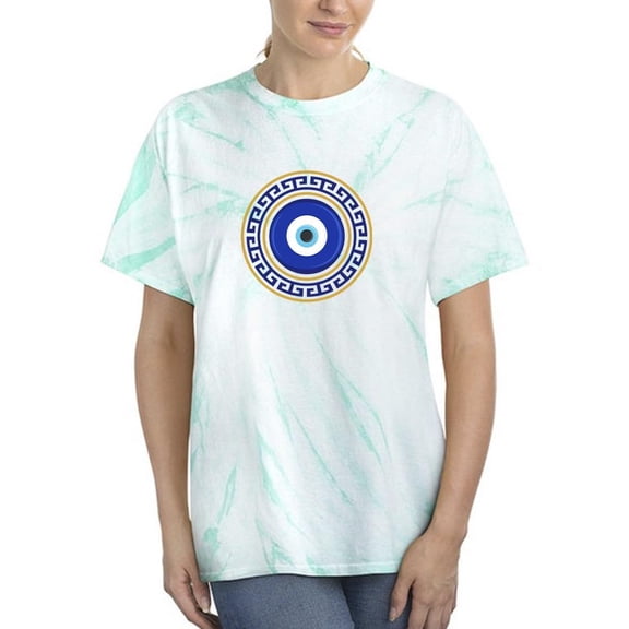 Evil Eye Amulet Tie Dye Cyclone Women -Image by Shutterstock, Female Medium