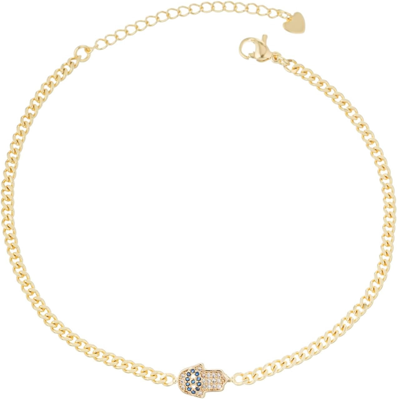 Gold Stack Bracelets For Women – Layered Non-Tarnish Chains With Evil Eye Charm