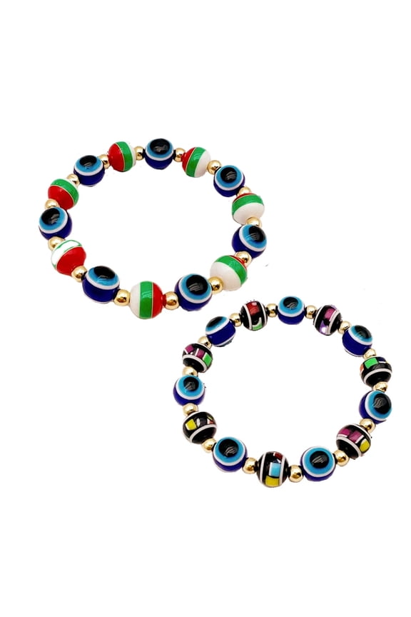 Evil Eye BeadedChristmas Bracelets for Protection and Blessing