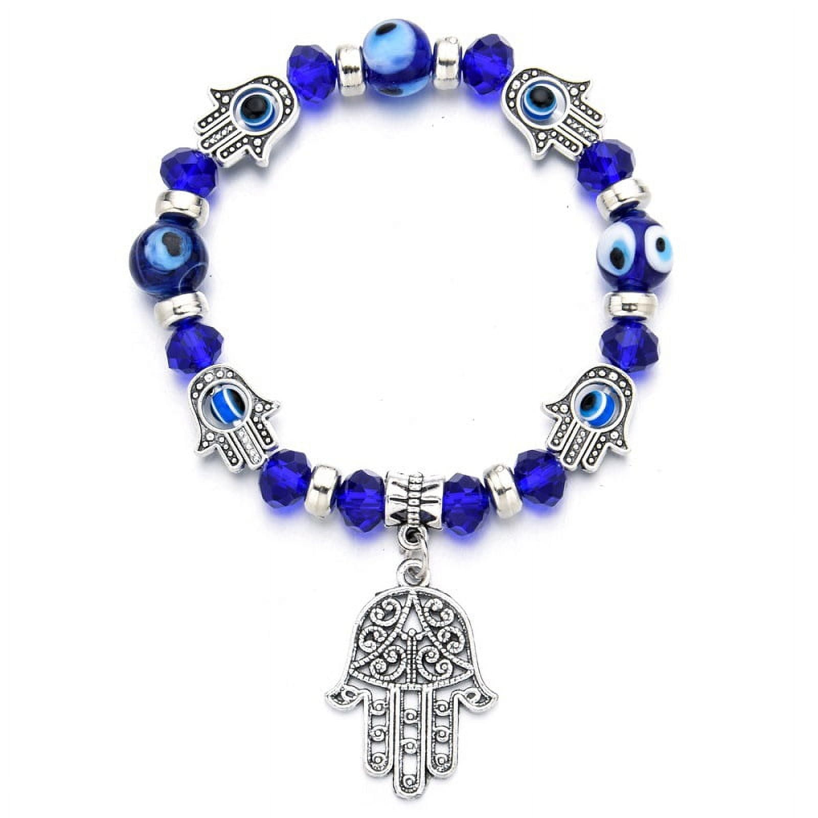 925 Silver Hamsa Hand Bracelet For Girls