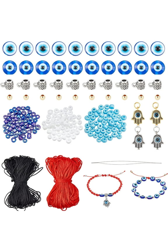 Evil Eye Bracelet Bulk Evil Eye String Bracelet Evil Eye Jewelry Kit Mexican Bracelets