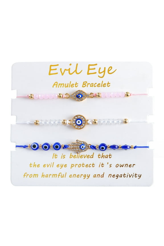 Evil Eye Bracelets Best Friend Bracelets Matching Couple Bracelet for Bff Friendship Relationship Boyfriend Girlfriend Valentines Gift