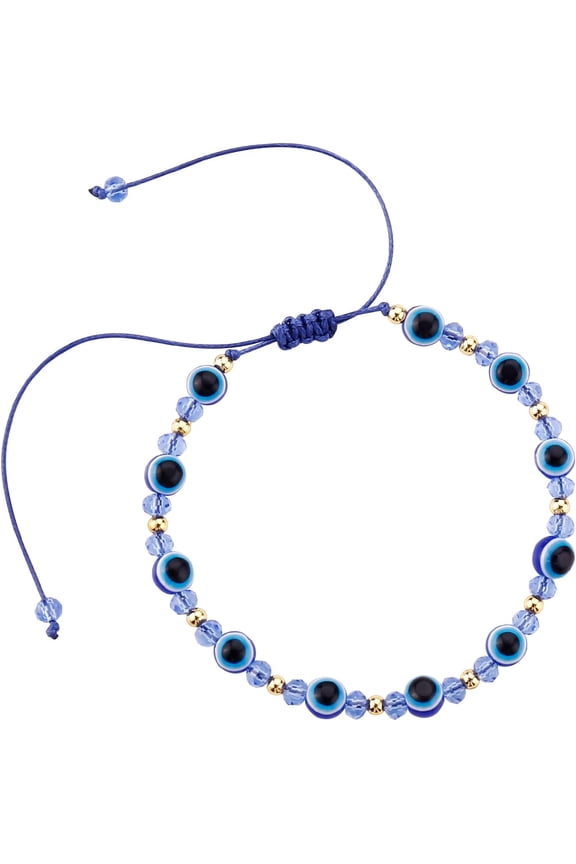 Evil Eye Bracelets Women Jewelry Mal De Ojo Bead Bracelet Protection Adjustable Blue Red String